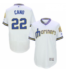 Mens Majestic Seattle Mariners 22 Robinson Cano White Flexbase Authentic Collection Cooperstown MLB Jersey Mens Majestic Seattle Mariners 22 Robinson Cano White Flexbase Authentic Collection Cooperstown MLB Jersey
