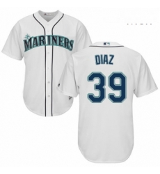 Mens Majestic Seattle Mariners 39 Edwin Diaz Replica White Home Cool Base MLB Jersey Mens Majestic Seattle Mariners 39 Edwin Diaz Replica White Home Cool Base MLB Jersey