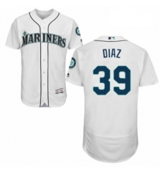 Mens Majestic Seattle Mariners 39 Edwin Diaz White Home Flex Base Authentic Collection MLB Jersey Mens Majestic Seattle Mariners 39 Edwin Diaz White Home Flex Base Authentic Collection MLB Jersey