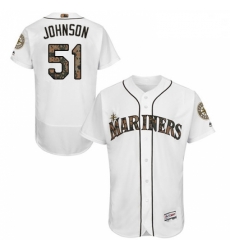 Mens Majestic Seattle Mariners 51 Randy Johnson Authentic White 2016 Memorial Day Fashion Flex Base Jersey Mens Majestic Seattle Mariners 51 Randy Johnson Authentic White 2016 Memorial Day Fashion Flex Base Jersey