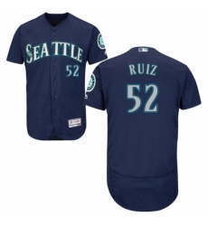 Mens Majestic Seattle Mariners 52 Carlos Ruiz Navy Blue Flexbase Authentic Collection MLB Jersey Mens Majestic Seattle Mariners 52 Carlos Ruiz Navy Blue Flexbase Authentic Collection MLB Jersey