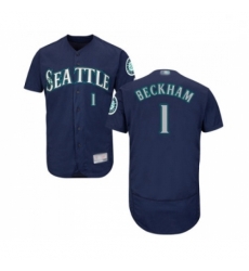 Mens Seattle Mariners 1 Tim Beckham Navy Blue Alternate Flex Base Authentic Collection Baseball Jersey Mens Seattle Mariners 1 Tim Beckham Navy Blue Alternate Flex Base Authentic Collection Baseball Jersey
