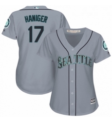 Womens Majestic Seattle Mariners 17 Mitch Haniger Replica Grey Road Cool Base MLB Jersey Womens Majestic Seattle Mariners 17 Mitch Haniger Replica Grey Road Cool Base MLB Jersey