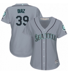 Womens Majestic Seattle Mariners 39 Edwin Diaz Replica Grey Road Cool Base MLB Jersey Womens Majestic Seattle Mariners 39 Edwin Diaz Replica Grey Road Cool Base MLB Jersey