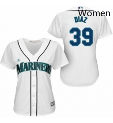 Womens Majestic Seattle Mariners 39 Edwin Diaz Replica White Home Cool Base MLB Jersey Womens Majestic Seattle Mariners 39 Edwin Diaz Replica White Home Cool Base MLB Jersey