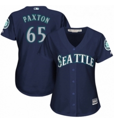 Womens Majestic Seattle Mariners 65 James Paxton Authentic Navy Blue Alternate 2 Cool Base MLB Jersey Womens Majestic Seattle Mariners 65 James Paxton Authentic Navy Blue Alternate 2 Cool Base MLB Jersey