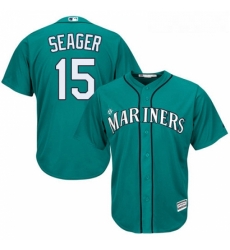 Youth Majestic Seattle Mariners 15 Kyle Seager Replica Teal Green Alternate Cool Base MLB Jersey Youth Majestic Seattle Mariners 15 Kyle Seager Replica Teal Green Alternate Cool Base MLB Jersey