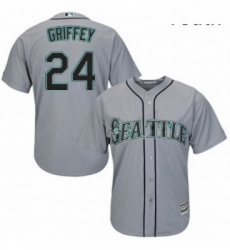 Youth Majestic Seattle Mariners 24 Ken Griffey Replica Grey Road Cool Base MLB Jersey Youth Majestic Seattle Mariners 24 Ken Griffey Replica Grey Road Cool Base MLB Jersey