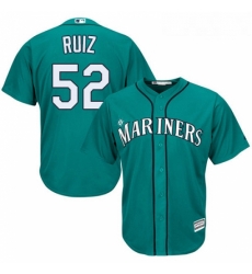 Youth Majestic Seattle Mariners 52 Carlos Ruiz Authentic Teal Green Alternate Cool Base MLB Jersey Youth Majestic Seattle Mariners 52 Carlos Ruiz Authentic Teal Green Alternate Cool Base MLB Jersey