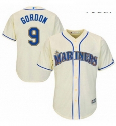 Youth Majestic Seattle Mariners 9 Dee Gordon Replica Cream Alternate Cool Base MLB Jersey Youth Majestic Seattle Mariners 9 Dee Gordon Replica Cream Alternate Cool Base MLB Jersey