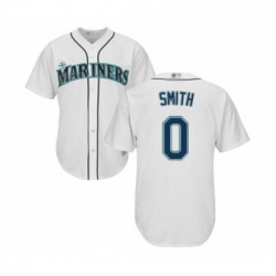 Youth Seattle Mariners 0 Mallex Smith Replica White Home Cool Base Baseball Jersey 