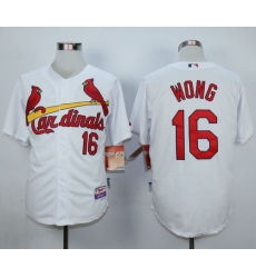 Men Red Cardinals 16 Kolten Wong White Cool Base Stitched Collection MLB Jersey Men Red Cardinals 16 Kolten Wong White Cool Base Stitched Collection MLB Jersey