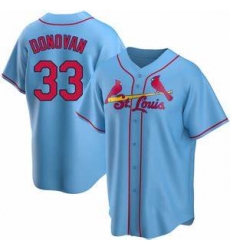 Men ST. LOUIS CARDINALS Brendan Donovan #33 Blue Cool Base Stitched MLB Jersey Men ST. LOUIS CARDINALS Brendan Donovan #33 Blue Cool Base Stitched MLB Jersey