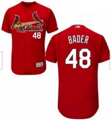 Men St. Louis Cardinals 48 Harrison Bader Red Alternate Flex Base Authentic Collection Baseball Player Jersey Men St. Louis Cardinals 48 Harrison Bader Red Alternate Flex Base Authentic Collection Baseball Player Jersey