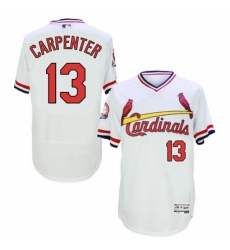 Mens Majestic St Louis Cardinals 13 Matt Carpenter White Flexbase Authentic Collection Cooperstown MLB Jersey Mens Majestic St Louis Cardinals 13 Matt Carpenter White Flexbase Authentic Collection Cooperstown MLB Jersey