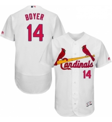Mens Majestic St Louis Cardinals 14 Ken Boyer White Home Flex Base Authentic Collection MLB Jersey Mens Majestic St Louis Cardinals 14 Ken Boyer White Home Flex Base Authentic Collection MLB Jersey
