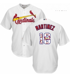 Mens Majestic St Louis Cardinals 18 Carlos Martinez Authentic White Team Logo Fashion Cool Base MLB Jersey Mens Majestic St Louis Cardinals 18 Carlos Martinez Authentic White Team Logo Fashion Cool Base MLB Jersey