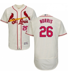 Mens Majestic St Louis Cardinals 26 Bud Norris Cream Alternate Flex Base Authentic Collection MLB Jersey Mens Majestic St Louis Cardinals 26 Bud Norris Cream Alternate Flex Base Authentic Collection MLB Jersey