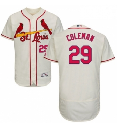 Mens Majestic St Louis Cardinals 29 Vince Coleman Cream Alternate Flex Base Authentic Collection MLB Jersey Mens Majestic St Louis Cardinals 29 Vince Coleman Cream Alternate Flex Base Authentic Collection MLB Jersey