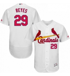 Mens Majestic St Louis Cardinals 29 lex Reyes White Home Flex Base Authentic Collection MLB Jersey Mens Majestic St Louis Cardinals 29 lex Reyes White Home Flex Base Authentic Collection MLB Jersey