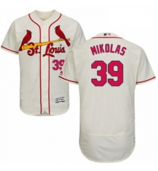 Mens Majestic St Louis Cardinals 39 Miles Mikolas Cream Alternate Flex Base Authentic Collection MLB Jersey Mens Majestic St Louis Cardinals 39 Miles Mikolas Cream Alternate Flex Base Authentic Collection MLB Jersey