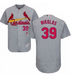 Mens Majestic St Louis Cardinals 39 Miles Mikolas Grey Road Flex Base Authentic Collection MLB Jersey Mens Majestic St Louis Cardinals 39 Miles Mikolas Grey Road Flex Base Authentic Collection MLB Jersey