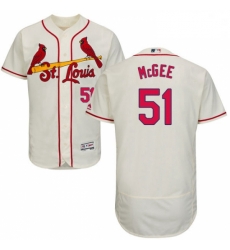Mens Majestic St Louis Cardinals 51 Willie McGee Cream Alternate Flex Base Authentic Collection MLB Jersey Mens Majestic St Louis Cardinals 51 Willie McGee Cream Alternate Flex Base Authentic Collection MLB Jersey