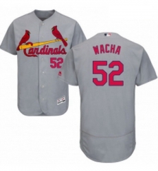 Mens Majestic St Louis Cardinals 52 Michael Wacha Grey Road Flex Base Authentic Collection MLB Jersey Mens Majestic St Louis Cardinals 52 Michael Wacha Grey Road Flex Base Authentic Collection MLB Jersey
