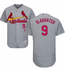 Mens Majestic St Louis Cardinals 9 Enos Slaughter Grey Road Flex Base Authentic Collection MLB Jersey Mens Majestic St Louis Cardinals 9 Enos Slaughter Grey Road Flex Base Authentic Collection MLB Jersey