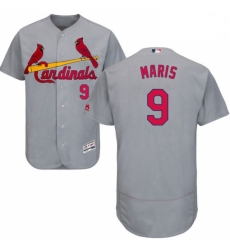 Mens Majestic St Louis Cardinals 9 Roger Maris Grey Road Flex Base Authentic Collection MLB Jersey Mens Majestic St Louis Cardinals 9 Roger Maris Grey Road Flex Base Authentic Collection MLB Jersey