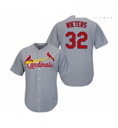 Mens St Louis Cardinals 32 Matt Wieters Replica Grey Road Cool Base Baseball Jersey Mens St Louis Cardinals 32 Matt Wieters Replica Grey Road Cool Base Baseball Jersey