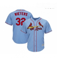 Mens St Louis Cardinals 32 Matt Wieters Replica Light Blue Alternate Cool Base Baseball Jersey Mens St Louis Cardinals 32 Matt Wieters Replica Light Blue Alternate Cool Base Baseball Jersey