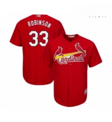 Mens St Louis Cardinals 33 Drew Robinson Replica Red Cool Base Baseball Jersey Mens St Louis Cardinals 33 Drew Robinson Replica Red Cool Base Baseball Jersey