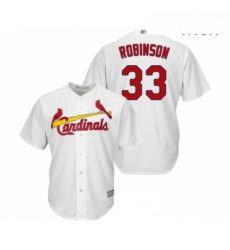 Mens St Louis Cardinals 33 Drew Robinson Replica White Home Cool Base Baseball Jersey Mens St Louis Cardinals 33 Drew Robinson Replica White Home Cool Base Baseball Jersey