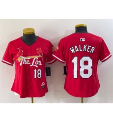 Women St Louis Cardinals 18 Jordan Walker Red 2024 City Connect Limited Stitched Baseball Jersey Women St Louis Cardinals 18 Jordan Walker Red 2024 City Connect Limited Stitched Baseball Jersey