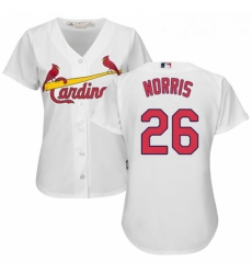 Womens Majestic St Louis Cardinals 26 Bud Norris Authentic White Home Cool Base MLB Jersey Womens Majestic St Louis Cardinals 26 Bud Norris Authentic White Home Cool Base MLB Jersey