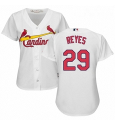 Womens Majestic St Louis Cardinals 29 lex Reyes Replica White Home Cool Base MLB Jersey Womens Majestic St Louis Cardinals 29 lex Reyes Replica White Home Cool Base MLB Jersey