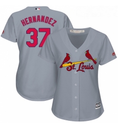 Womens Majestic St Louis Cardinals 37 Keith Hernandez Authentic Grey Road Cool Base MLB Jersey Womens Majestic St Louis Cardinals 37 Keith Hernandez Authentic Grey Road Cool Base MLB Jersey