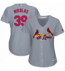 Womens Majestic St Louis Cardinals 39 Miles Mikolas Authentic Grey Road Cool Base MLB Jersey Womens Majestic St Louis Cardinals 39 Miles Mikolas Authentic Grey Road Cool Base MLB Jersey