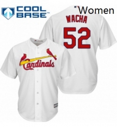 Womens Majestic St Louis Cardinals 52 Michael Wacha Replica White Home MLB Jersey Womens Majestic St Louis Cardinals 52 Michael Wacha Replica White Home MLB Jersey
