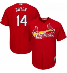 Youth Majestic St Louis Cardinals 14 Ken Boyer Replica Red Alternate Cool Base MLB Jersey Youth Majestic St Louis Cardinals 14 Ken Boyer Replica Red Alternate Cool Base MLB Jersey