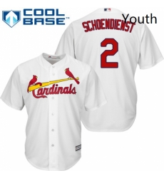 Youth Majestic St Louis Cardinals 2 Red Schoendienst Authentic White Home Cool Base MLB Jersey Youth Majestic St Louis Cardinals 2 Red Schoendienst Authentic White Home Cool Base MLB Jersey