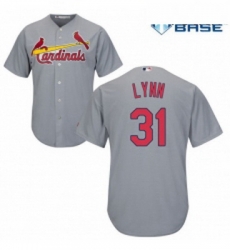 Youth Majestic St Louis Cardinals 31 Lance Lynn Replica Grey Road Cool Base MLB Jersey Youth Majestic St Louis Cardinals 31 Lance Lynn Replica Grey Road Cool Base MLB Jersey