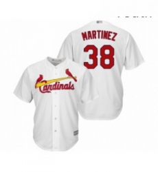 Youth St Louis Cardinals 38 Jose Martinez Replica White Home Cool Base Baseball Jersey Youth St Louis Cardinals 38 Jose Martinez Replica White Home Cool Base Baseball Jersey