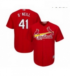Youth St Louis Cardinals 41 Tyler O Neill Replica Red Alternate Cool Base Baseball Jersey Youth St Louis Cardinals 41 Tyler O Neill Replica Red Alternate Cool Base Baseball Jersey