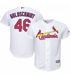 Youth St Louis Cardinals 46 Paul Goldschmidt Majestic White Replica Player Jersey Youth St Louis Cardinals 46 Paul Goldschmidt Majestic White Replica Player Jersey