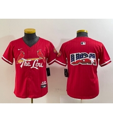 Youth St Louis Cardinals Team Big Logo Red 2024 City Connect Limited Stitched Baseball Jersey 3 Youth St Louis Cardinals Team Big Logo Red 2024 City Connect Limited Stitched Baseball Jersey 3