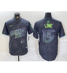 Men Tampa Bay Rays 15 Josh Lowe Charcoal 2024 City Connect Limited Stitched jerseys 5 Men Tampa Bay Rays 15 Josh Lowe Charcoal 2024 City Connect Limited Stitched jerseys 5