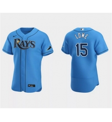 Men Tampa Bay Rays 15 Josh Lowe Light Blue Flex Base Stitched Jersey Men Tampa Bay Rays 15 Josh Lowe Light Blue Flex Base Stitched Jersey