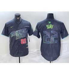 Men Tampa Bay Rays 22 Jose Siri Charcoal 2024 City Connect Limited Stitched Baseball Jersey 5 Men Tampa Bay Rays 22 Jose Siri Charcoal 2024 City Connect Limited Stitched Baseball Jersey 5